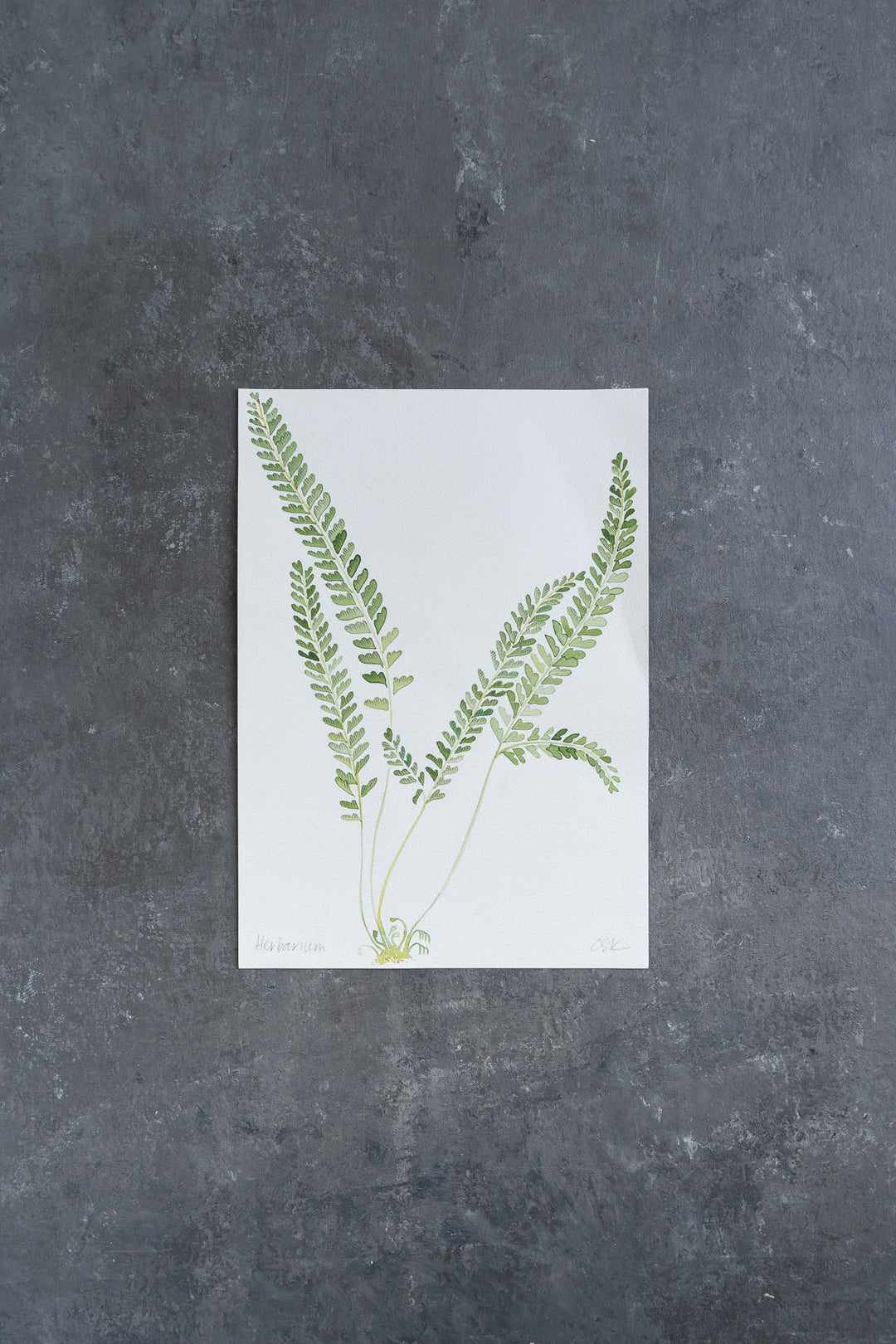 hand screen printed linen original art – australian made