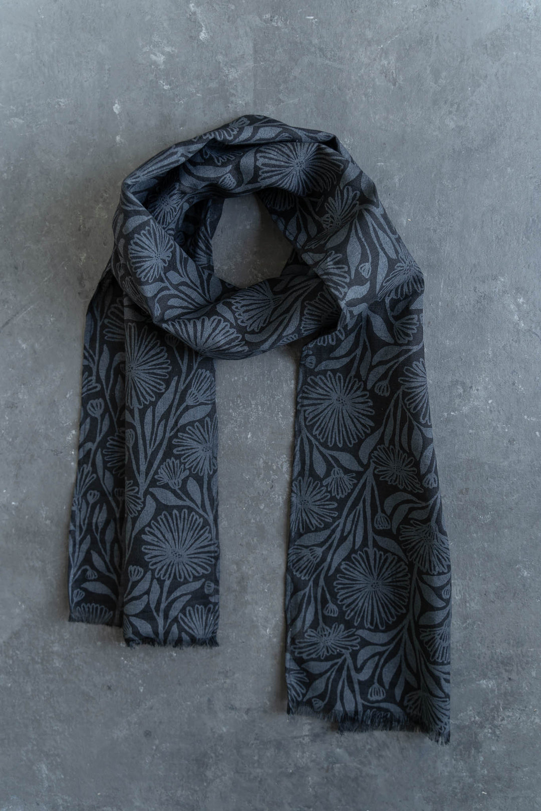 hand screen printed linen apparel – native-daisy design – australian made