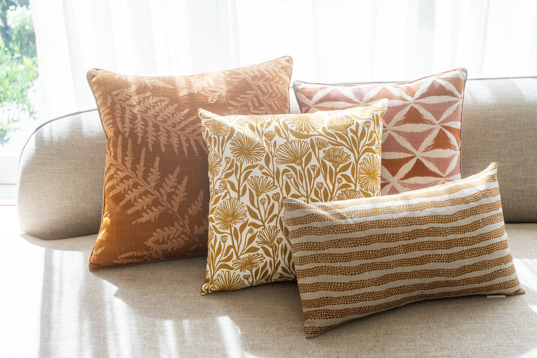 Golden Toned Cushions