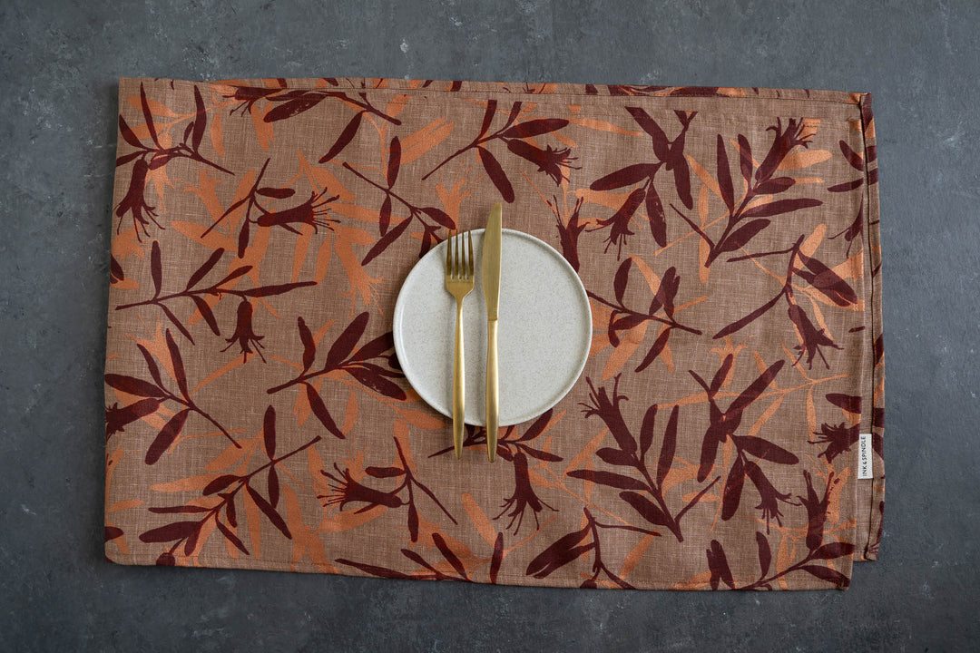 hand screen printed linen homewares – australian made