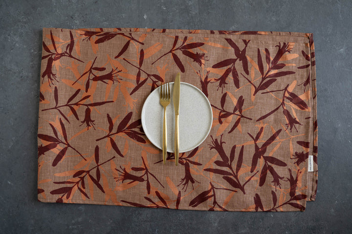 hand screen printed linen homewares – australian made