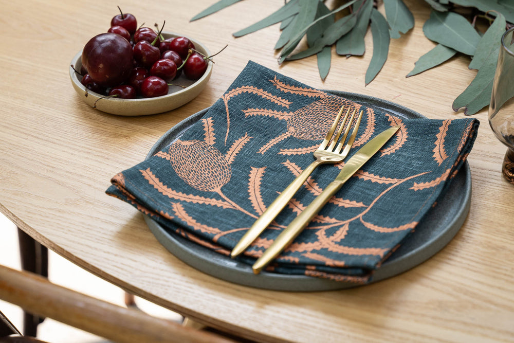 hand screen printed textile – australian made