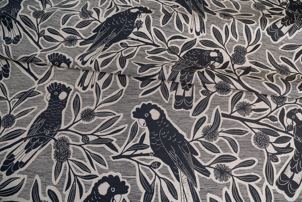 hand screen printed textile – australian made