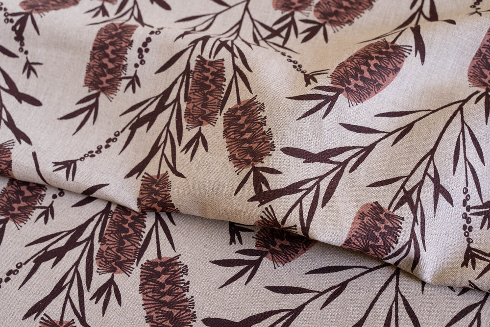 hand screen printed textile – australian made