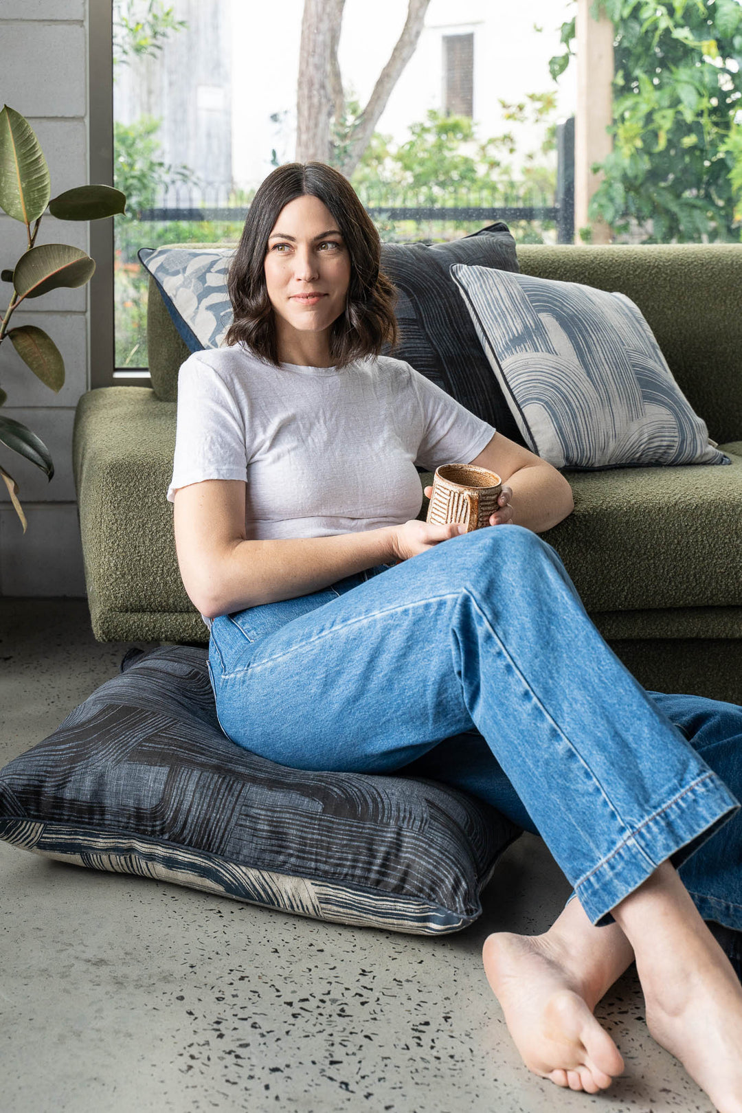 hand screen printed textile – australian made