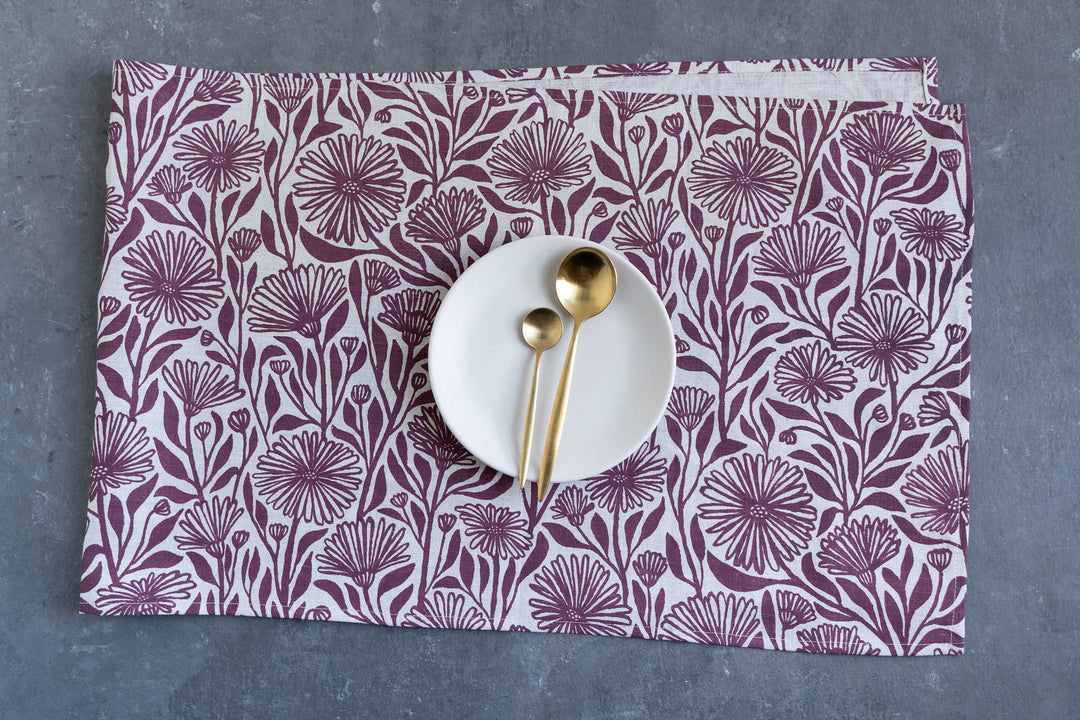 hand screen printed linen homewares – australian made