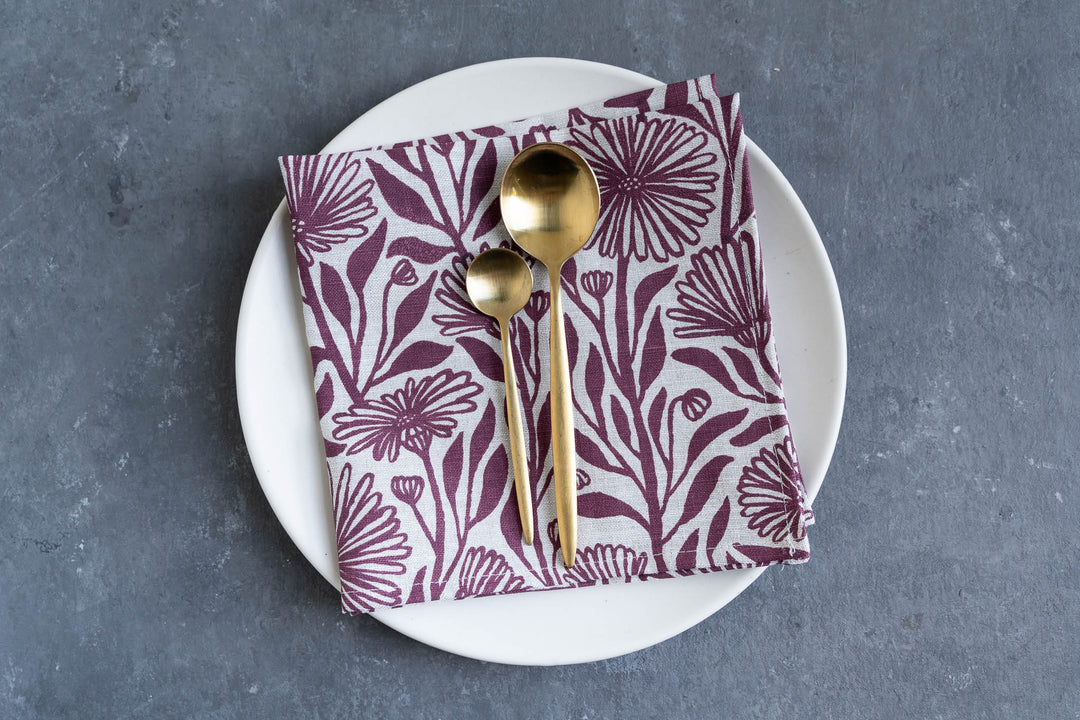 hand screen printed linen homewares – australian made