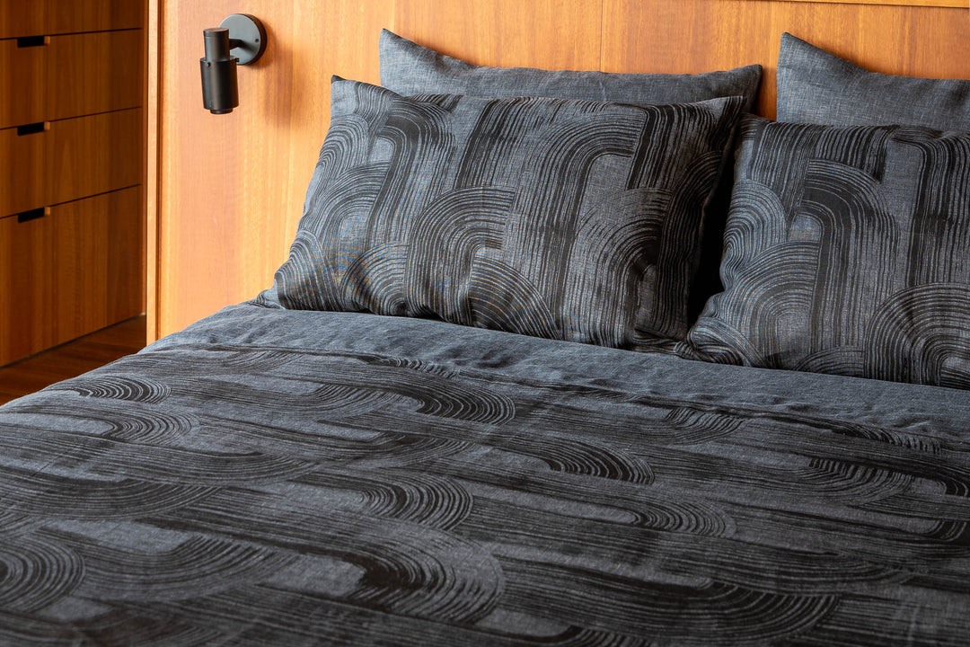 hand screen printed linen homewares – australian made