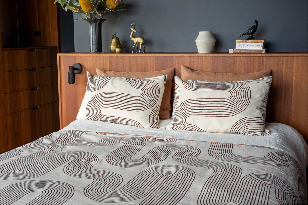 hand screen printed linen homewares – australian made