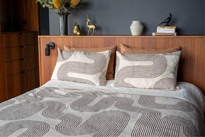 hand screen printed linen homewares – australian made