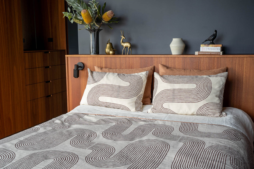 hand screen printed textile – australian made