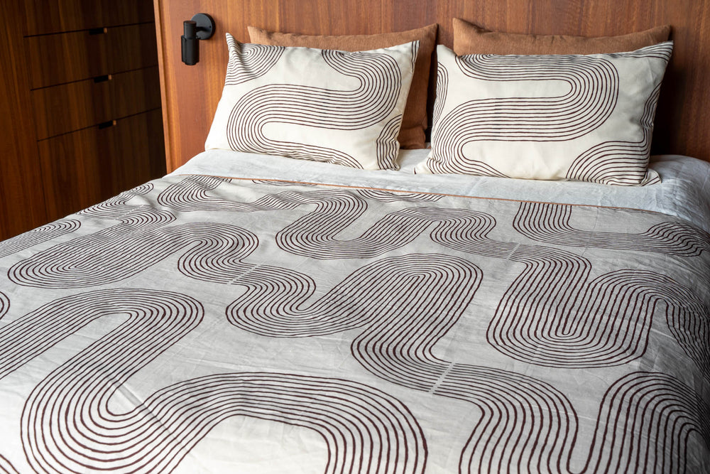 hand screen printed textile – australian made