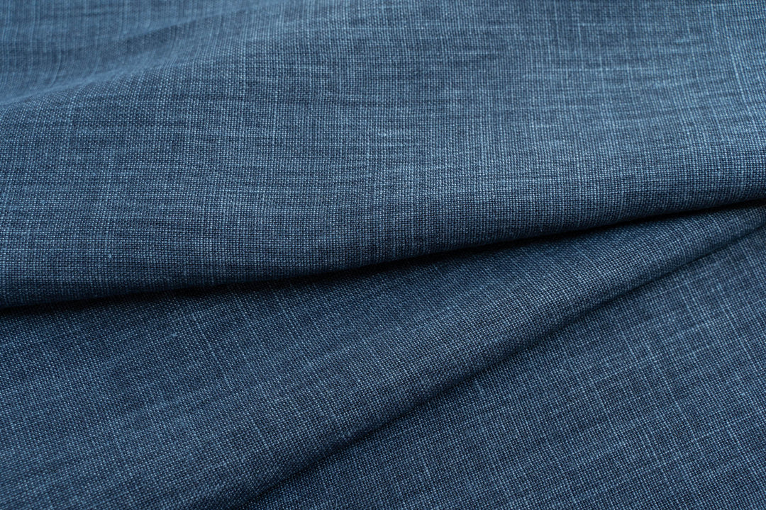 Indigo Heavyweight Washed Linen