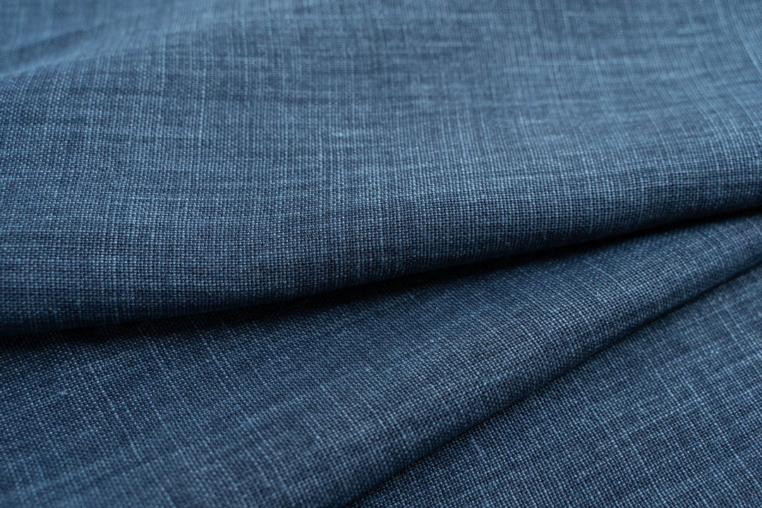 Indigo Heavyweight Washed Linen