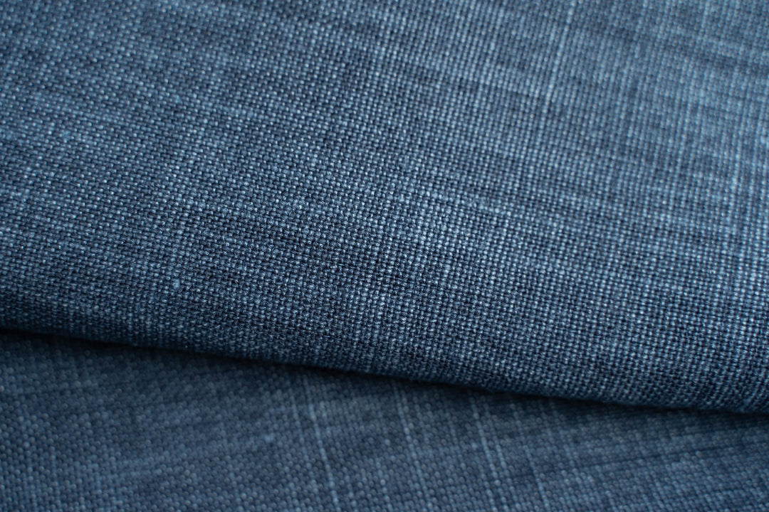 Indigo Heavyweight Washed Linen