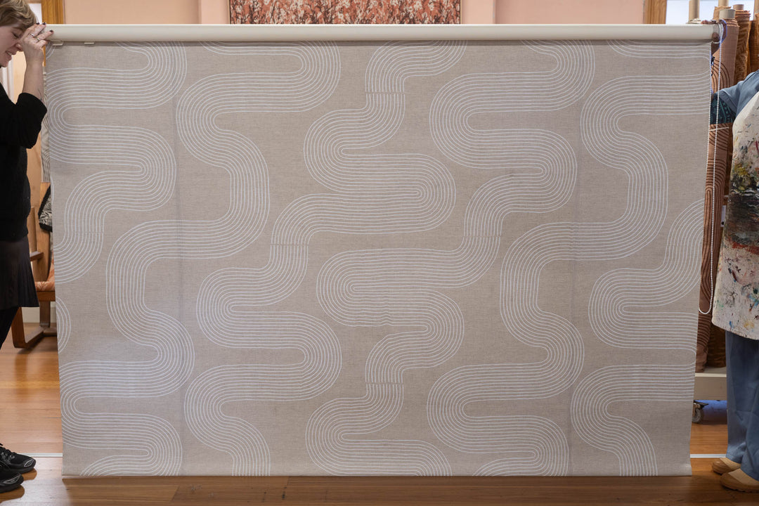 Discounted Roller Blind - Riverbend in Snow