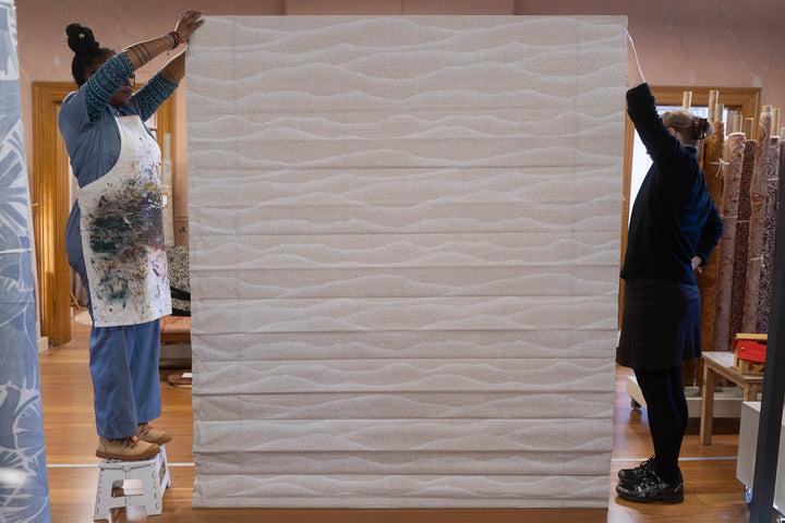 Discounted Roman Blind - Mountainscape in Snow