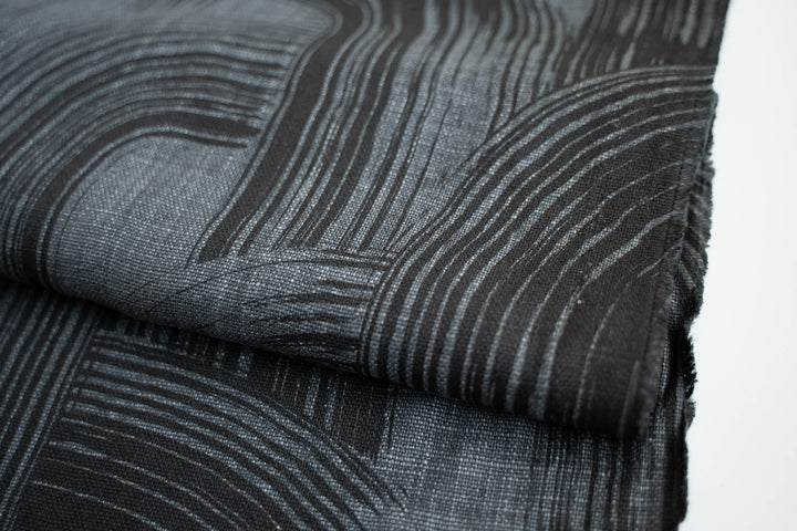 Brushstroke in Black on Granite Heavyweight