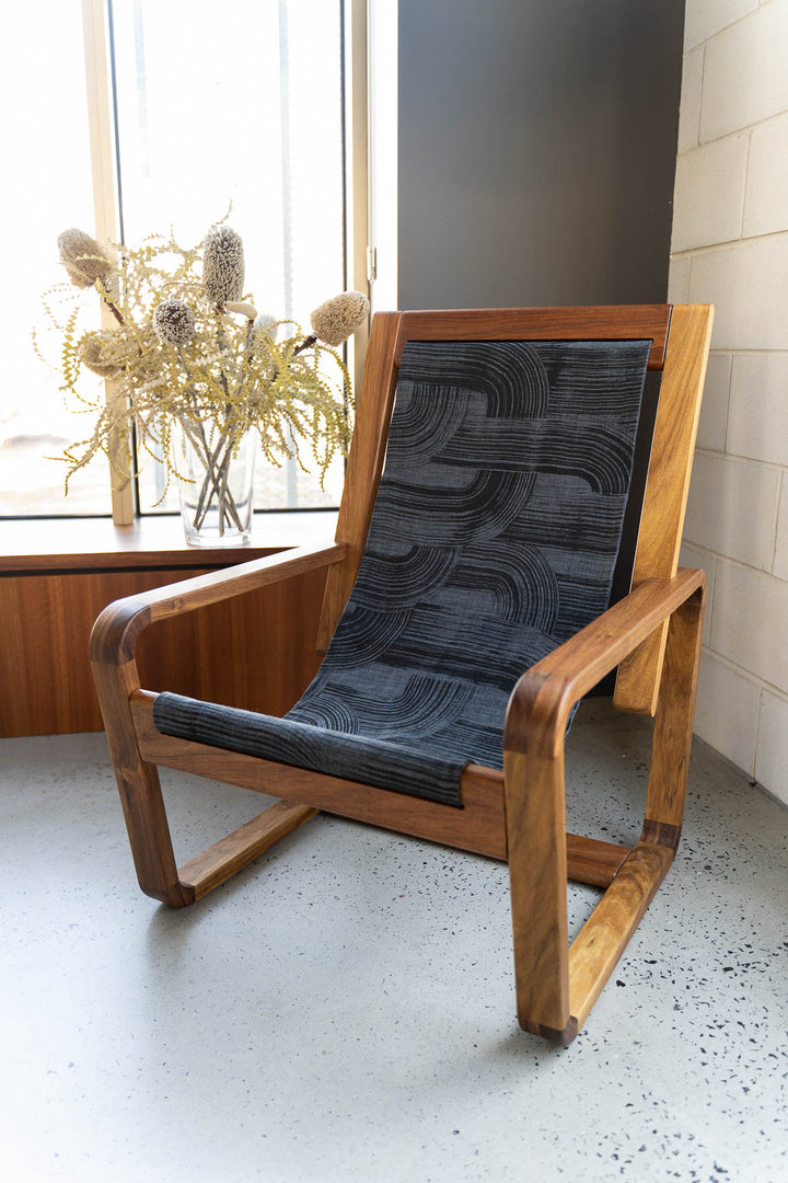 'Yarra' sling chair - Brushstroke