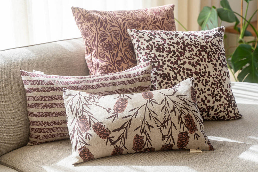 hand screen printed textile – australian made