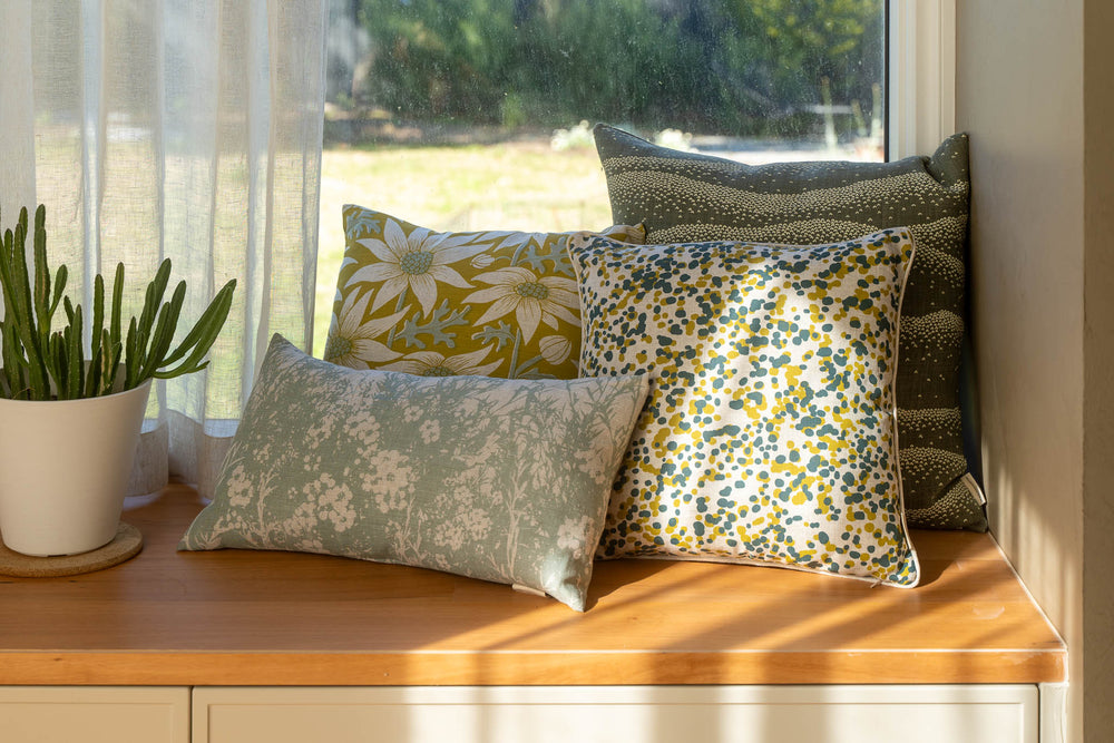 hand screen printed textile – australian made