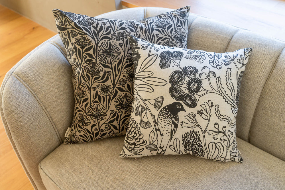 hand screen printed textile – australian made