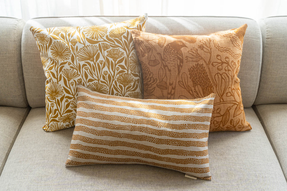 hand screen printed textile – australian made
