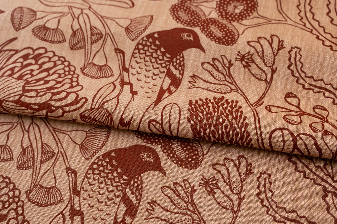 hand screen printed textile – australian made
