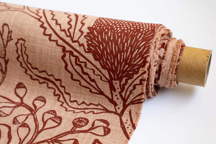 hand screen printed textile – australian made