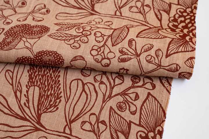 hand screen printed textile – australian made