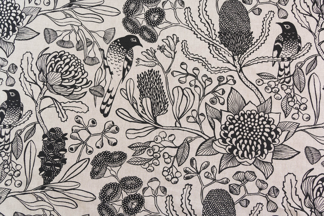 hand screen printed textile – australian made