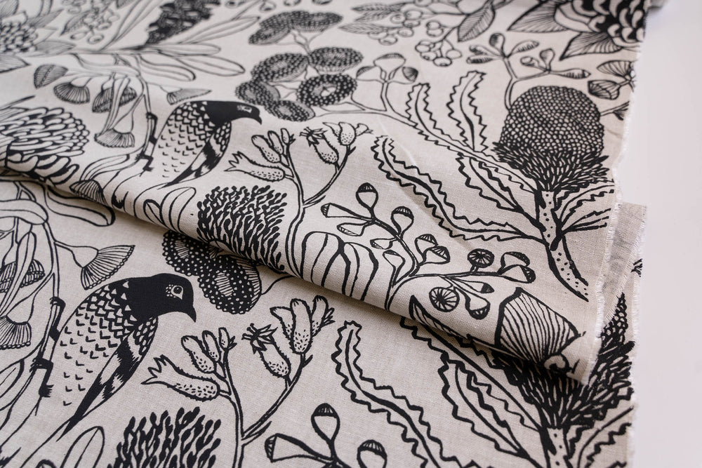 hand screen printed textile – australian made