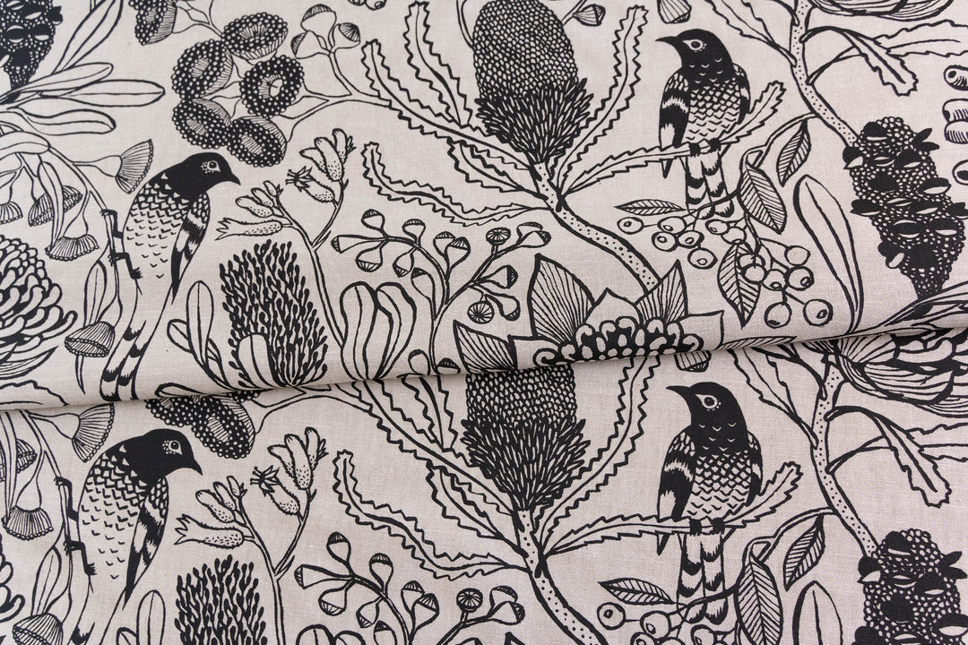 hand screen printed textile – australian made