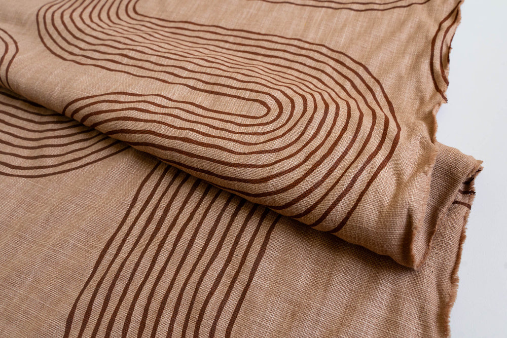 hand screen printed textile – australian made
