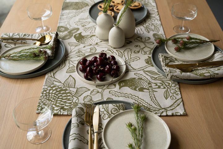 hand screen printed textile – australian made