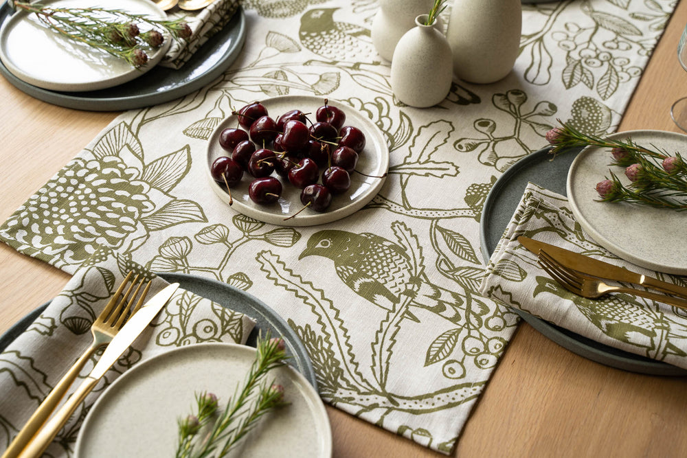 hand screen printed textile – australian made