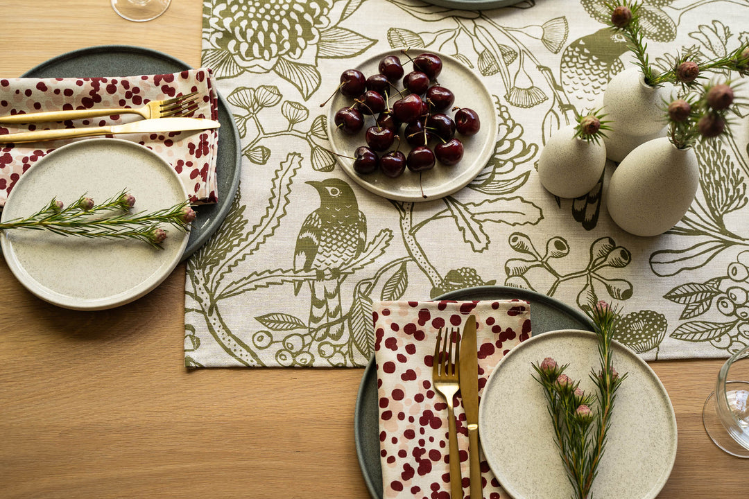 hand screen printed textile – australian made