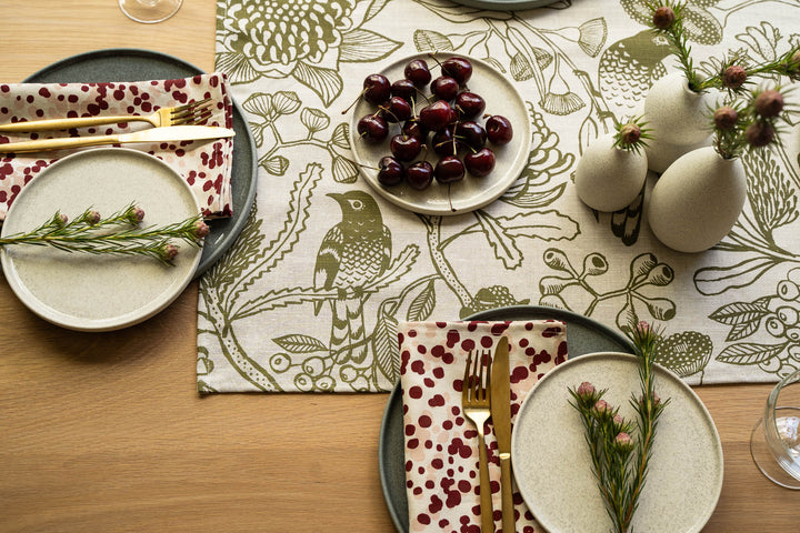 hand screen printed textile – australian made