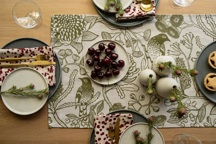 hand screen printed textile – australian made