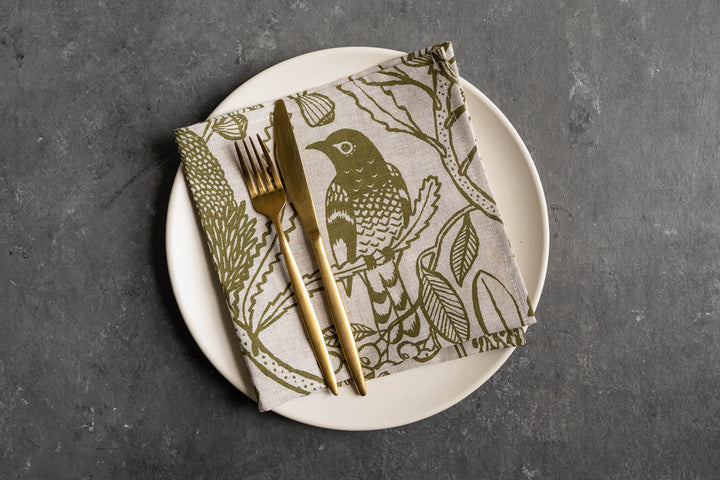 hand screen printed linen homewares – australian made