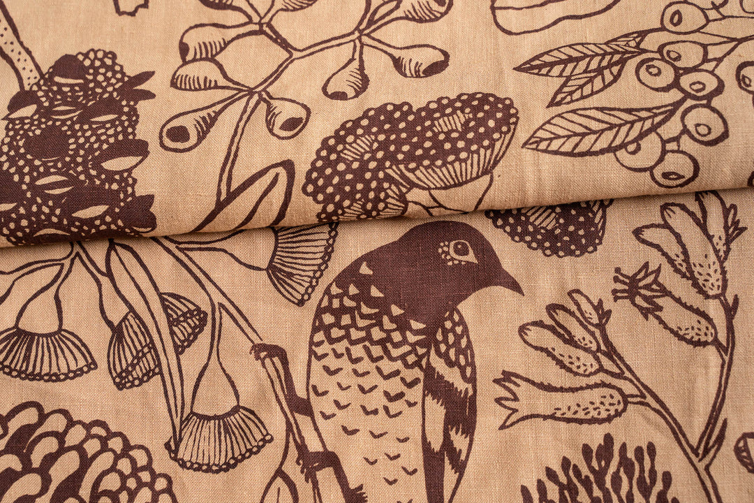 hand screen printed textile – australian made