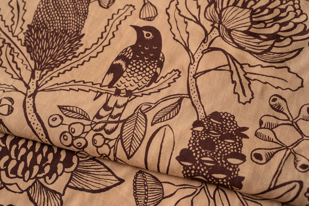 hand screen printed textile – australian made