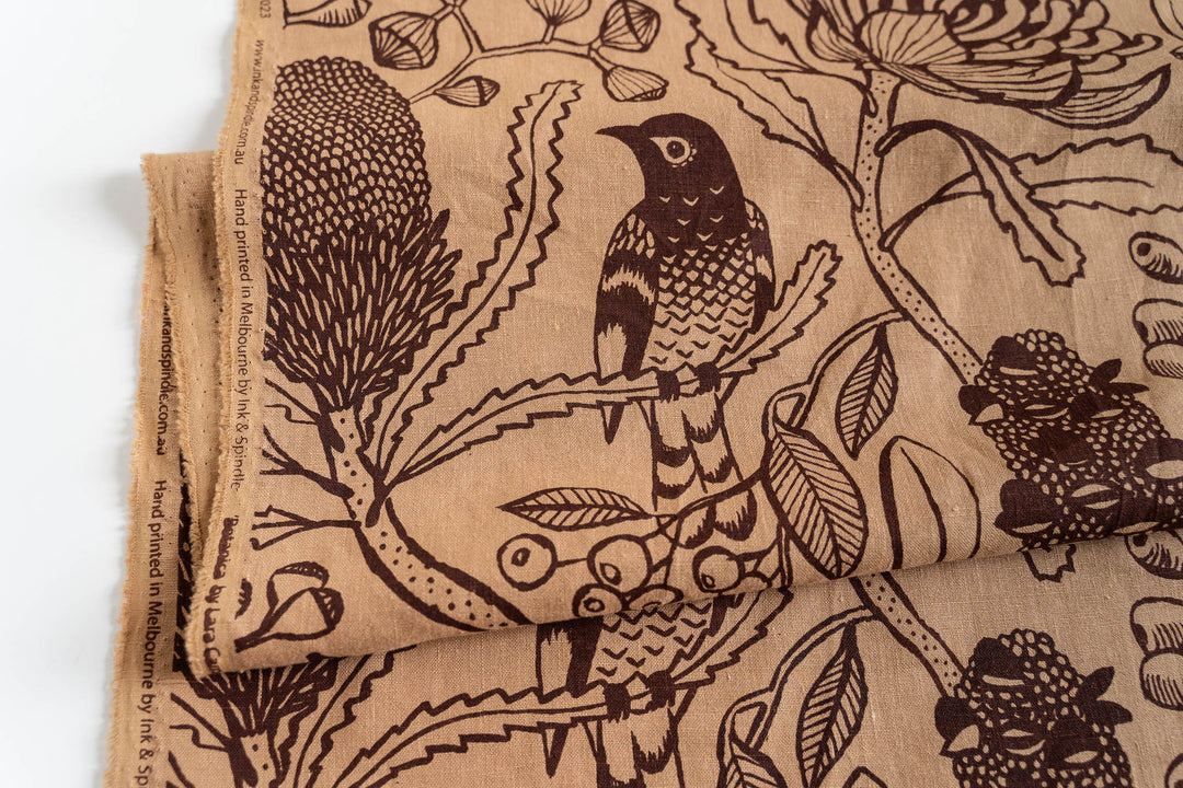 hand screen printed textile – australian made