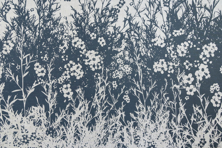 hand screen printed linen yardage – tea-tree design – australian made