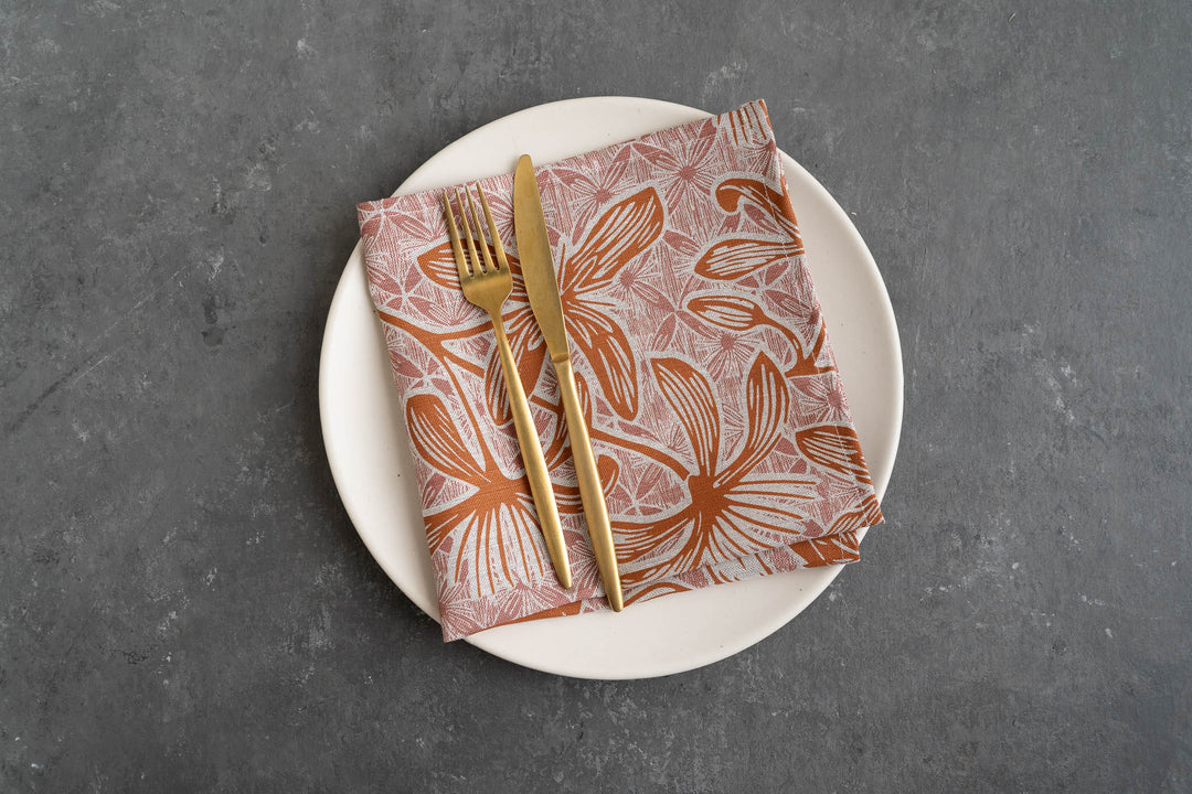 hand screen printed linen homewares – australian made
