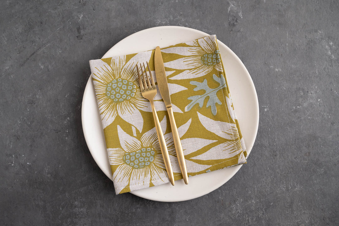 hand screen printed linen homewares – australian made
