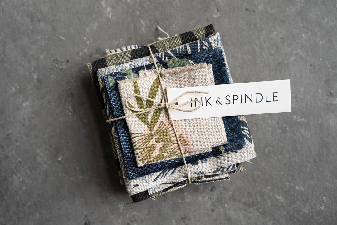 hand screen printed linen bundle – australian made