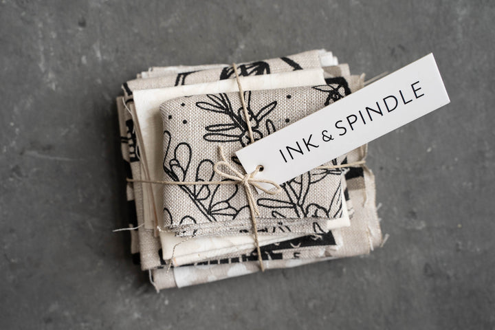 hand screen printed linen bundle – australian made