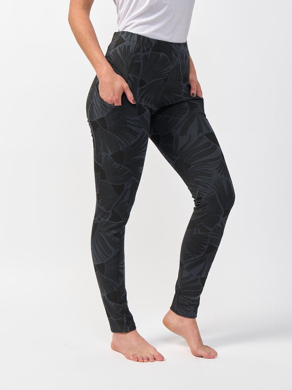 Leggings - Gumflower in Black