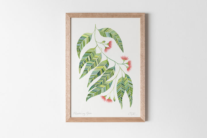 'Flowering Gum' Fine Art Print
